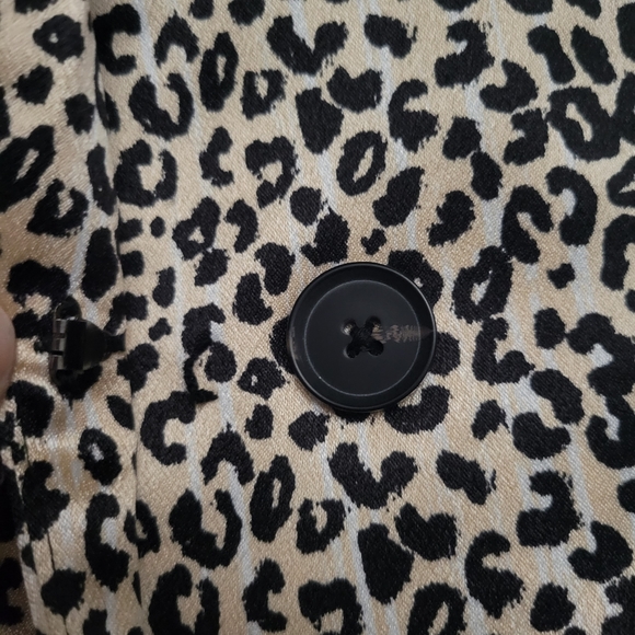 NINE WEST Animal Print Blazer Career Size Large - Picture 12 of 15